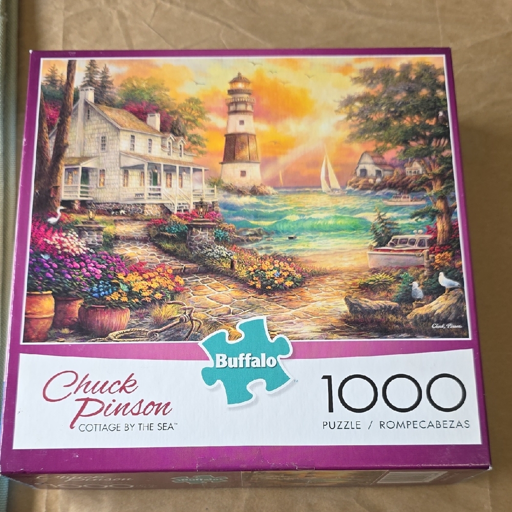 Buffalo David Bitton Coastal Lighthouse Puzzle - 1000 Pieces